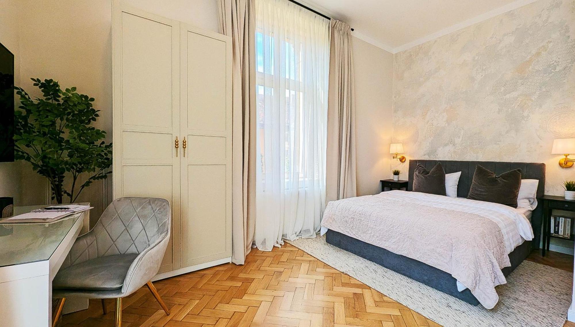 Apartment In Historic Center, Quiet Area, Ac Hermannstadt Exterior foto