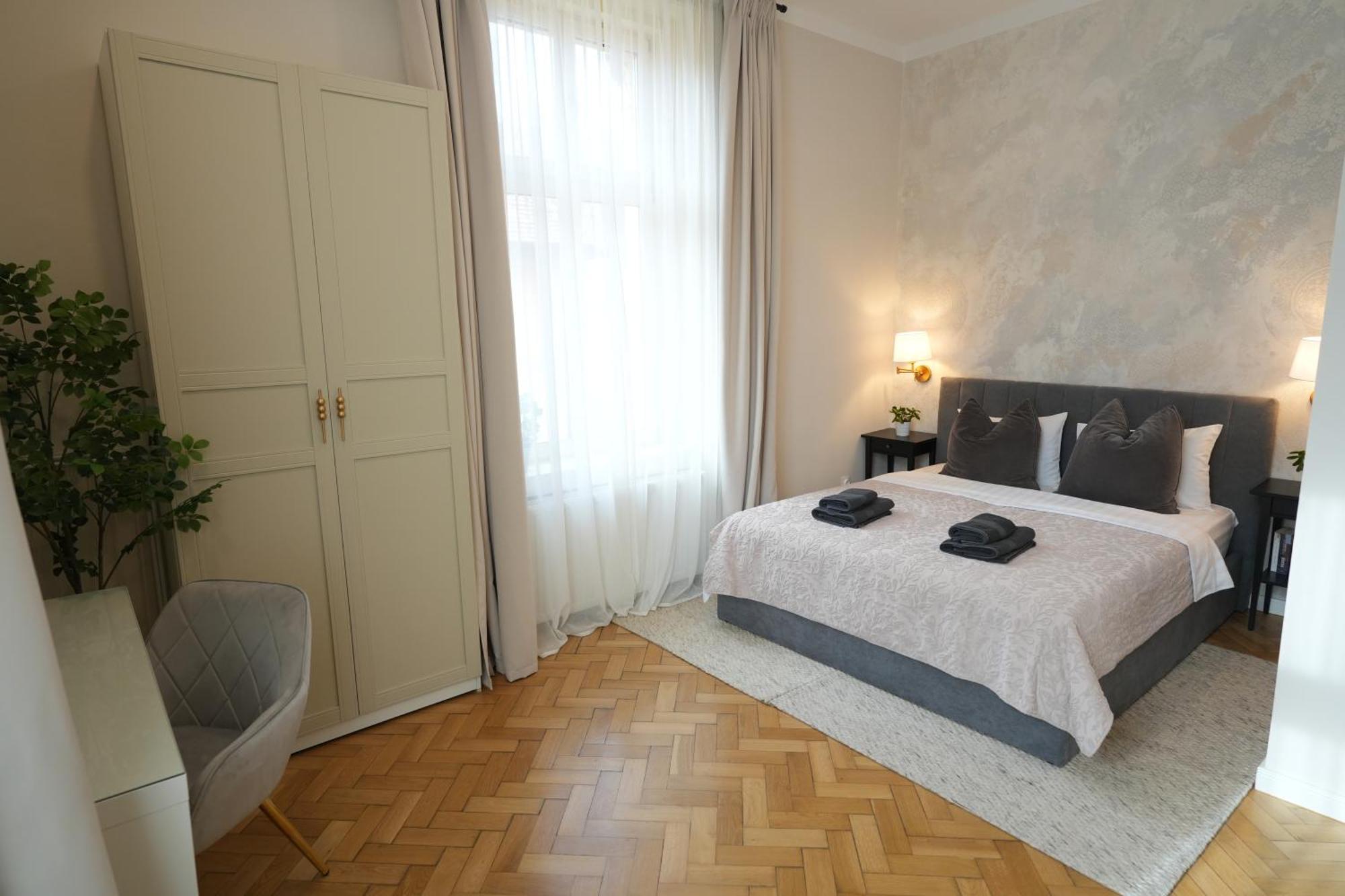 Apartment In Historic Center, Quiet Area, Ac Hermannstadt Exterior foto